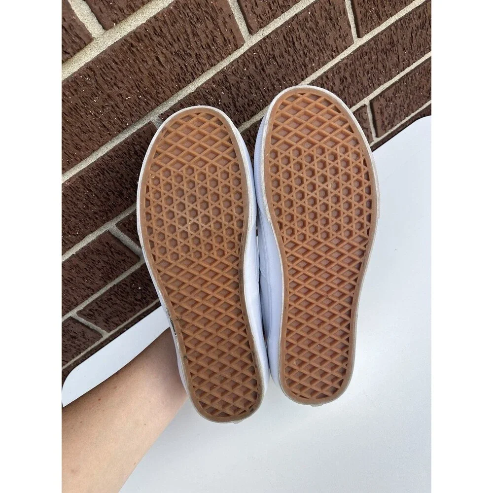 VANS Era Classic Tumble True White Athletic Sneaker Men Size 6.5 Women Size 8